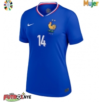 Camiseta Francia Adrien Rabiot #14 Primera Equipación para mujer Eurocopa 2024 manga corta